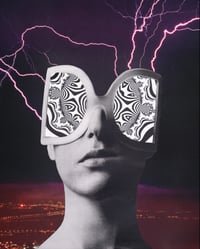 Image 1 of Electric Eclipse Framed Original