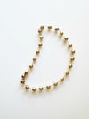 GOLD BEAD MAGNETIC CLOSURE NECKLACE