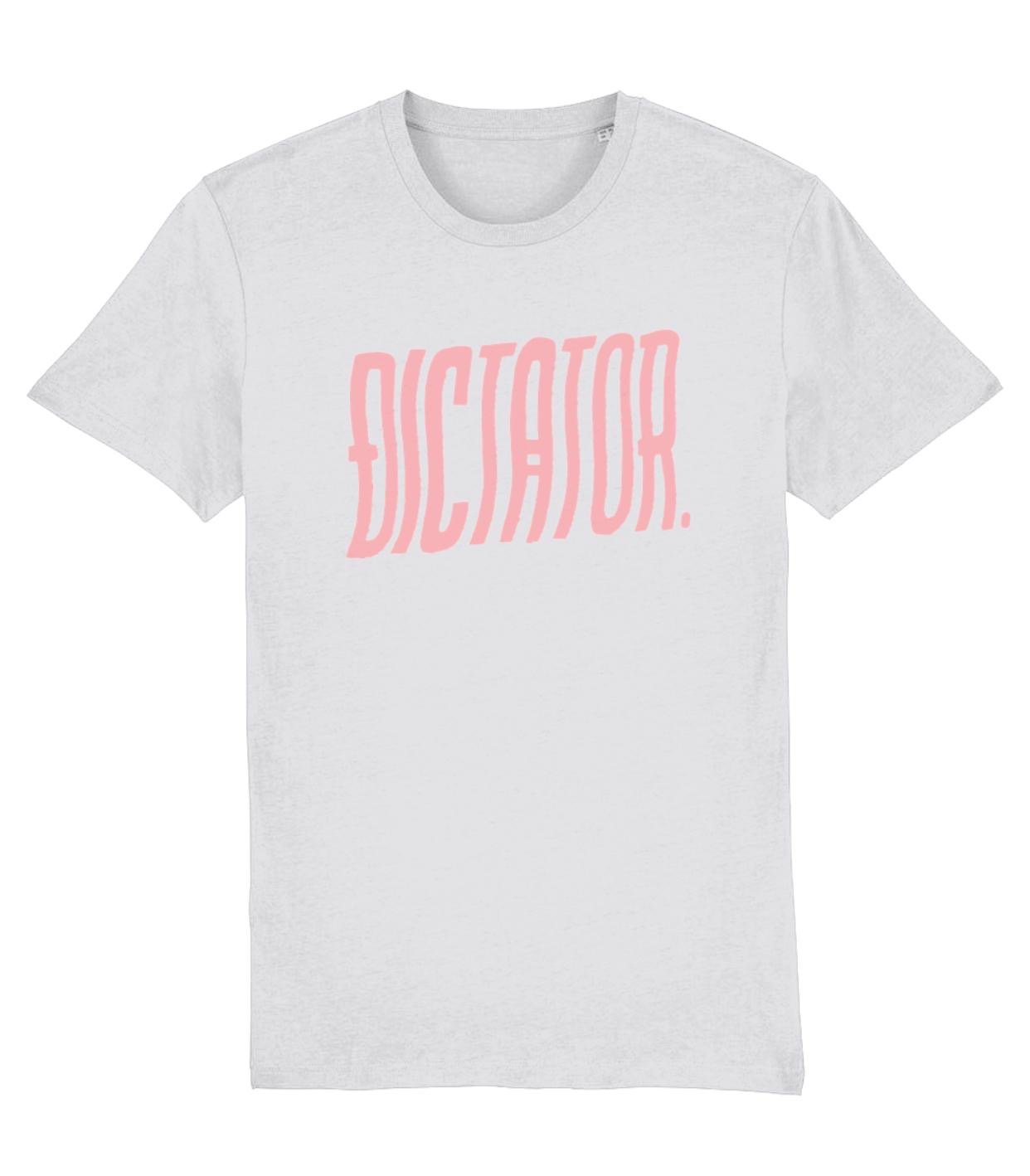 Image of Dictator Tee White/Pink