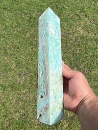 Image 12 of Large Blue Aragonite Obelisk #3072