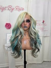 Image 1 of Edgy teal highlights (ready to ship) 