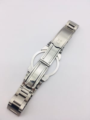 Image of Dynamic Geneve Watch Bracelet Stainless Steel Gents Strap With Ring FOR OMEGA.