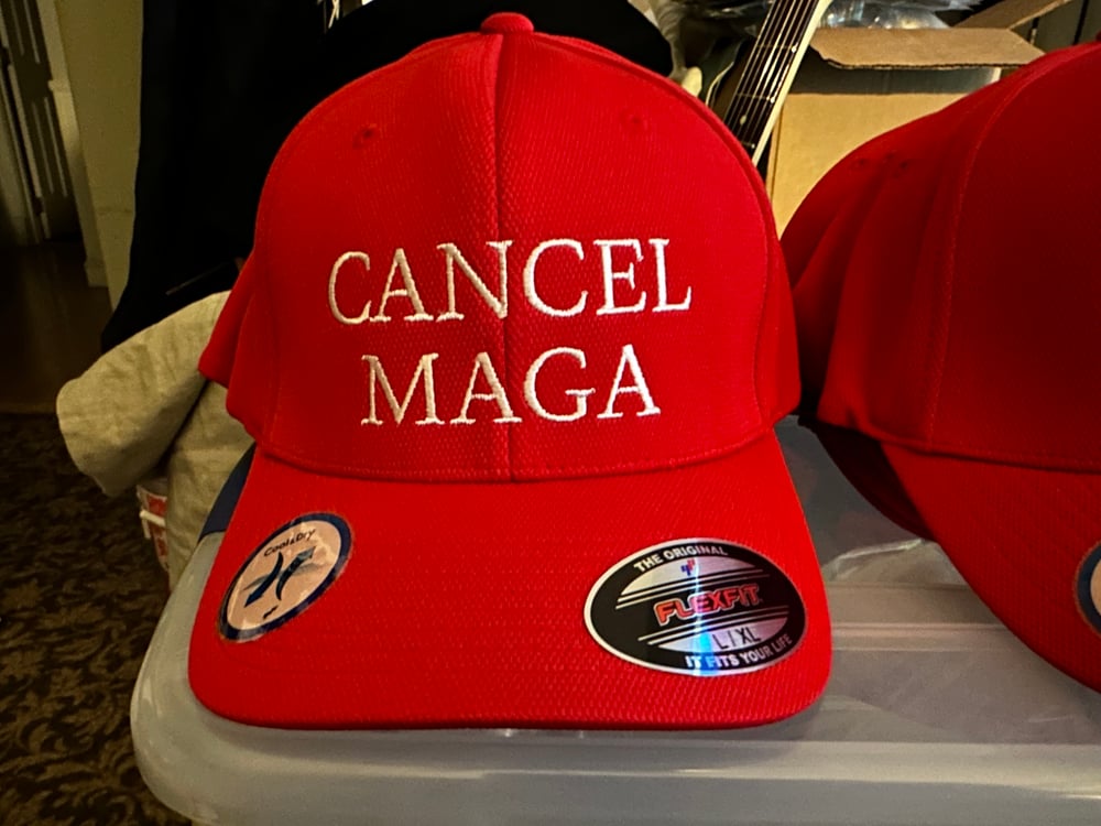  Cancel MAGA Red Flexfit Collectors Hat