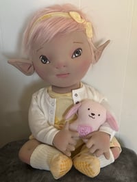 Image 3 of Morgan, 24” Fairy Girl & Puppy