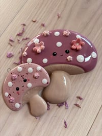 Image 2 of Blushroom the spring time mushroom pink extra large 