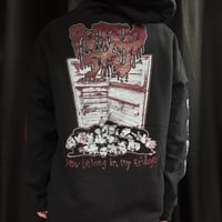 Image 2 of PUTRID STU “YOU BELONG IN MY FRIDGE” HOODIE
