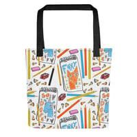 All-Over Print Tote Foxy Doodles