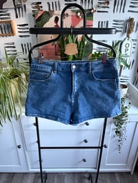 Image 1 of Denim short shorts