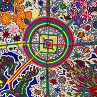 Image 10 of Hermès Cashmere Shawl "L'Arbre du Vent" by Montserrat Gonzalez-Lugo 140cm