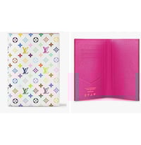 White Leather Passport Holder Book