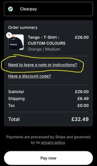 Image 4 of Tango T-Shirt - CUSTOM COLOURS