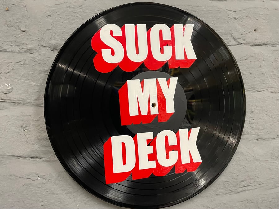Image of Suck My Deck 12 Inch Vinyl Red/White