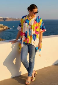 Floral Oversized Top