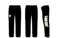 LocalHoops Club Fleece Sweats - Black/Off White