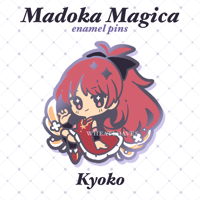 Image 5 of Madoka Magica Enamel Pins - Holy Quintet Collection