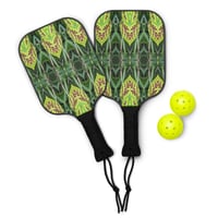 Image 1 of Pickup Pickleball Starter Set -Wood- Monstera Glow