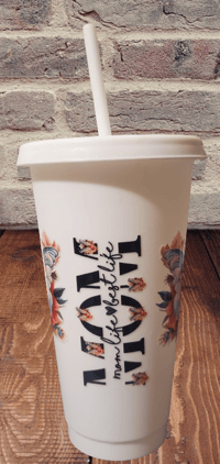 Image 2 of Mom Life Best Life Plastic Tumbler 