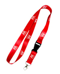 Image 2 of AK RED LANYARD 