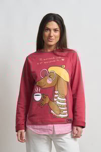 Image 3 of SUDADERA CAFÉ 