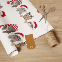 Image 1 of Gift wrap paper (Christmas kitten's)