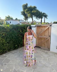 Image 3 of Kendal print maxi dress