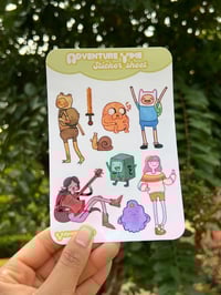 Image 2 of Adventure Time sticker sheet!