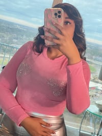 Image of Pink heart top