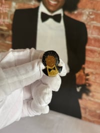 Image 1 of Michael Jackson Off The Wall Album Cover Enamel Pin 