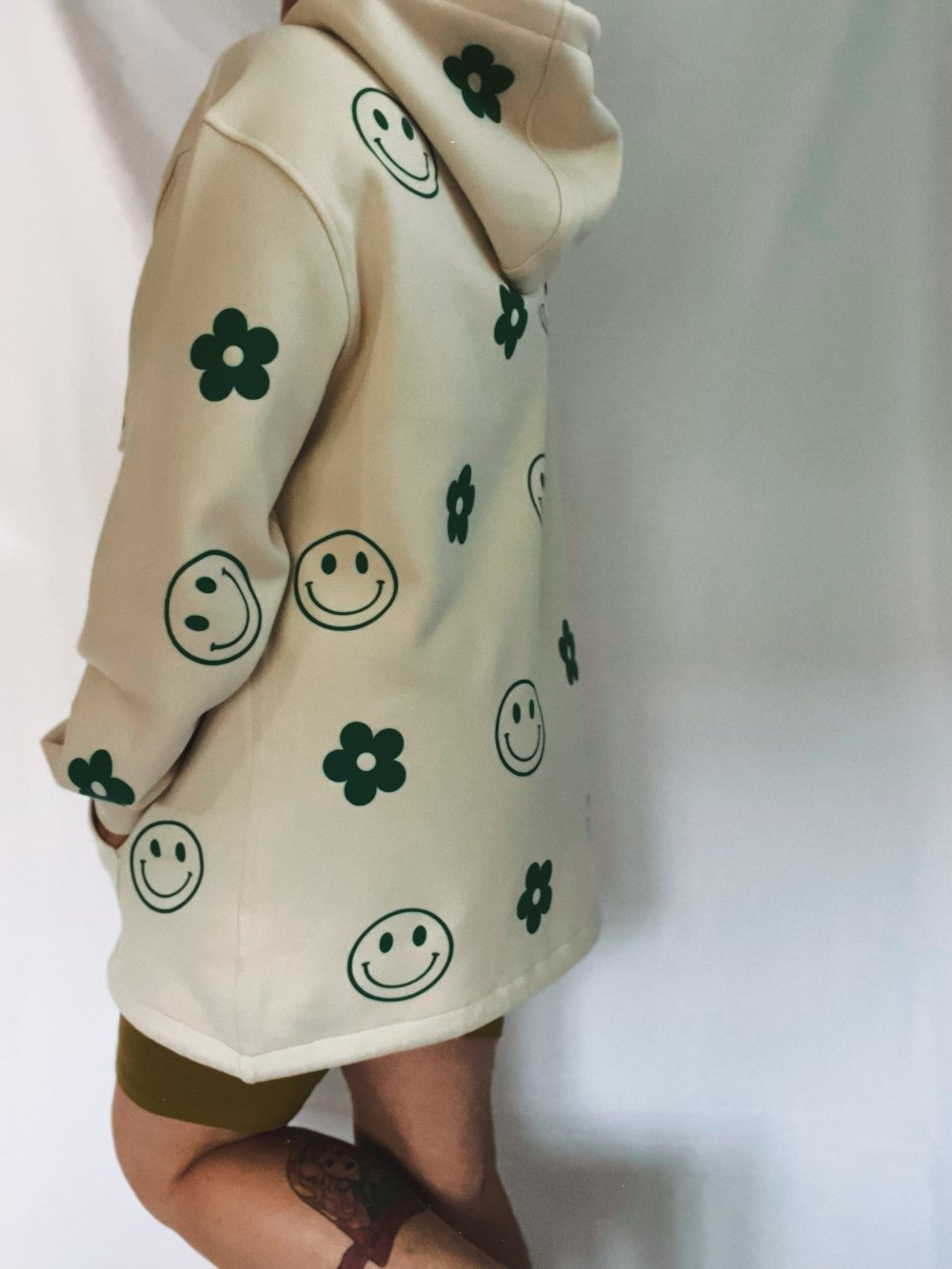 Image of Happy Dais super thick zip hoodie