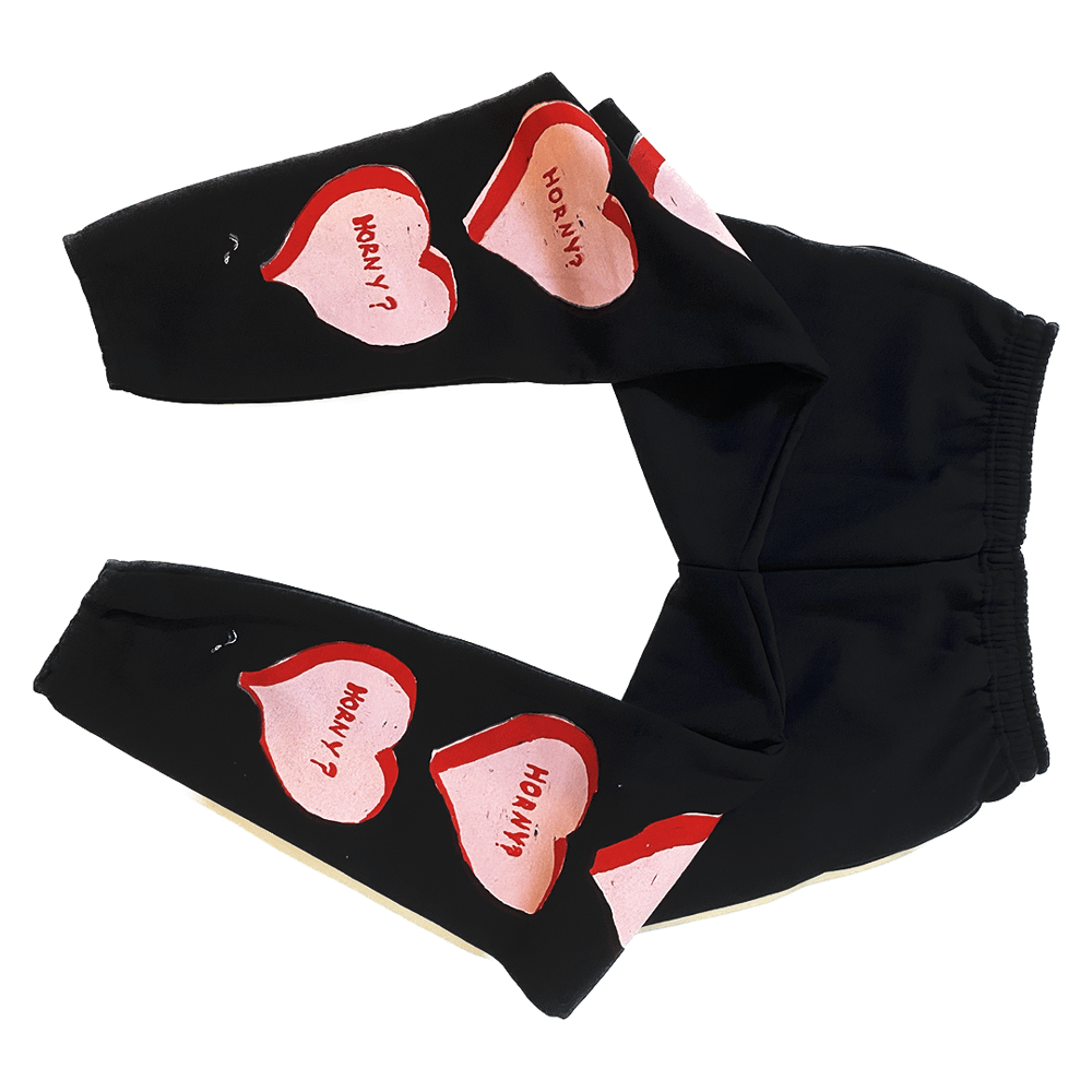 Horny Sweatpants-Black