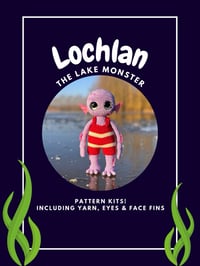 Image 1 of Lochlan the Lake Monster Crochet Kit