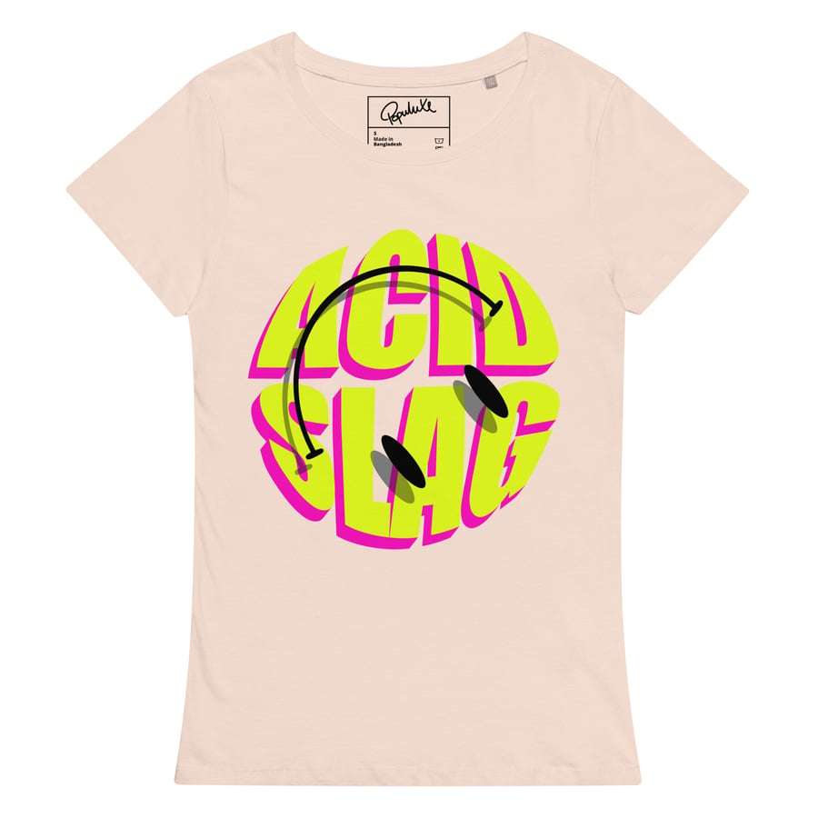 Image of Populuxe x Acid Slag Women’s Smiley T Shirt