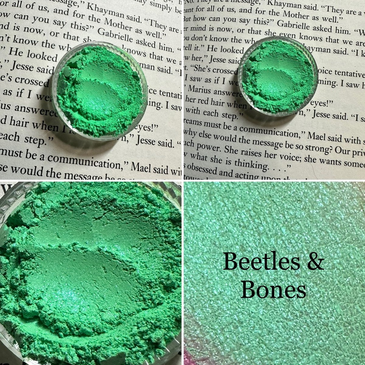 Image of Beetles & Bone - Shimmer Mint Green Eyeshadow