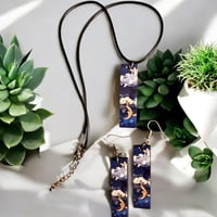 Image 4 of acrylics necklace and earring sets