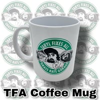 Image 1 of Taryl & Co Coffee Mug! Taryl Fixes All / Grass Rats Garage logo
