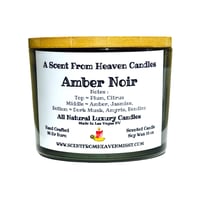 Image 1 of The Luxury Collection Amber Noir Grey Smoke Candles