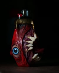 Image 24 of Mini Bic lighter sleeve, Egg Of The King - Handcrafted OOAK