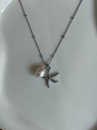 Image 1 of Starfish Pearl Necklace