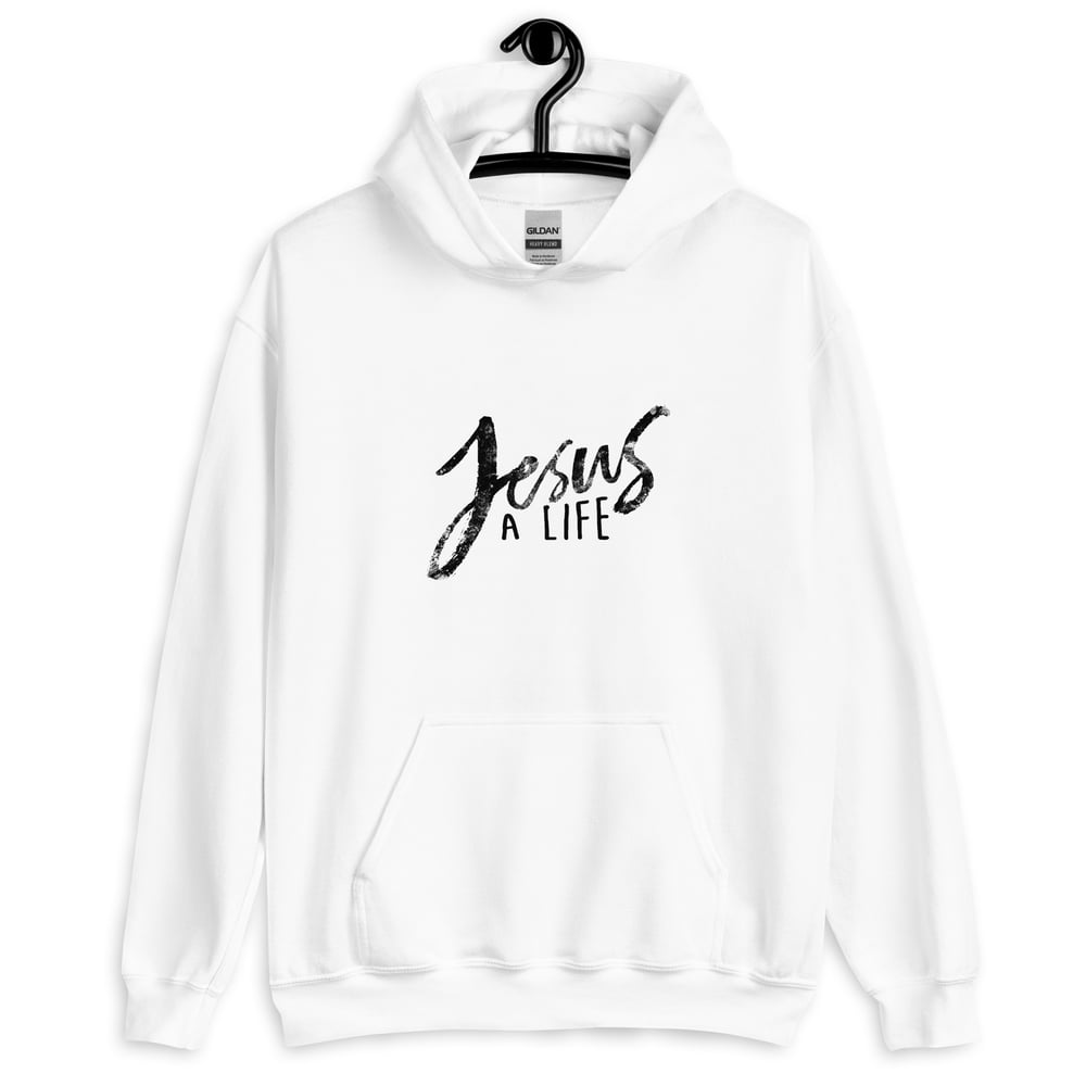 Image of Jesus A Life White Sweatshirt