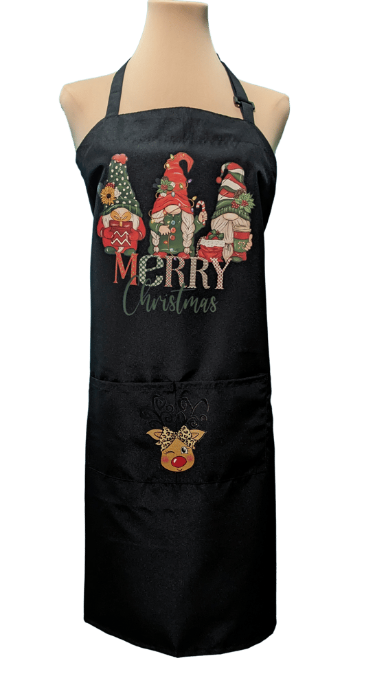 Image of Merry Christmas Gnomes (black)