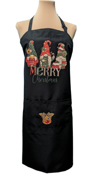 Image 1 of Merry Christmas Gnomes (black)