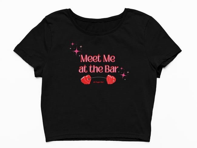 Meet Me at the Bar Crop Top 