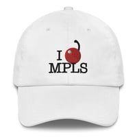 Image 1 of I [CHERRY] MPLS Dad Hat (White)