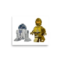 Lego R2-D2 & C-3PO Print