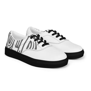 Image of Smoked Printed Solid Canvas Shoes