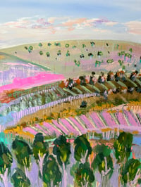 Image 5 of Between Rows of Light, Barossa SA - Original Painting 