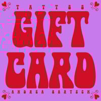 tattoo gift card