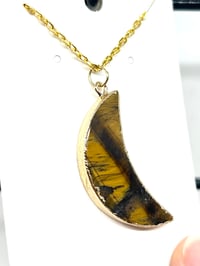 Image 2 of Tigers Eye Moon Necklace #1