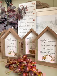 Image 1 of SALE! Autumnal House Signs ( 4 styles )