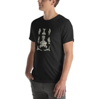 Image 4 of Antique Anatomical Illustration Foot, Pelvis, Knee Bones Unisex t-shirt